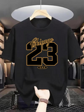 Chicago 23 Basketball Jersey T-Shirt – Black Streetwear | Plus Size