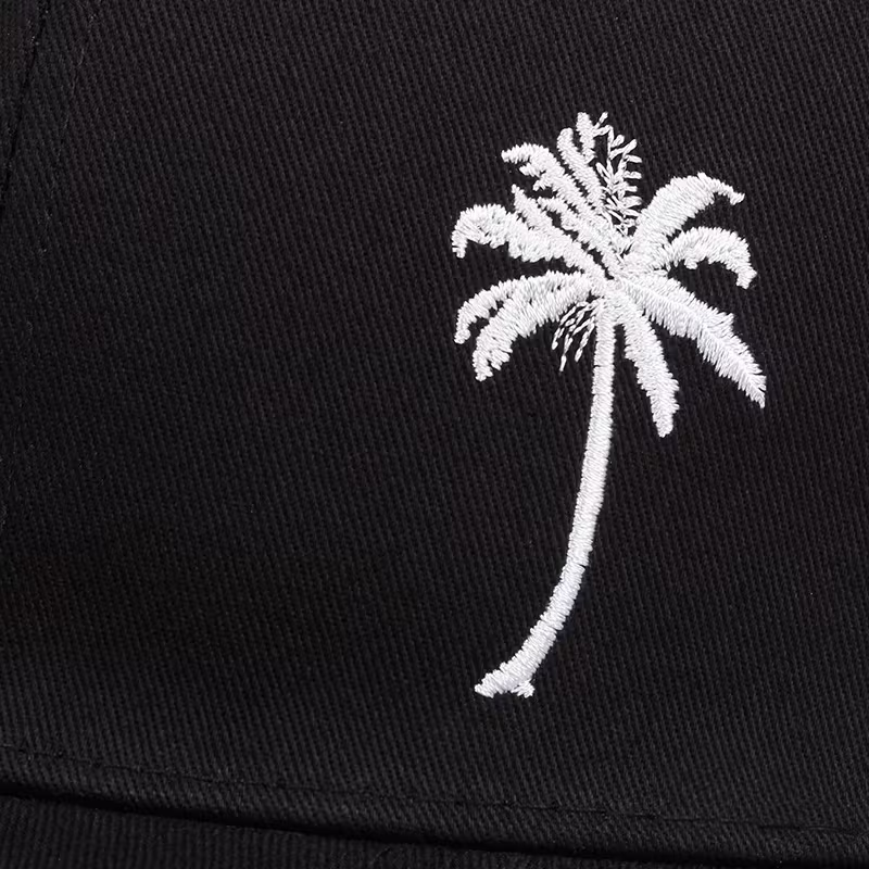 Adjustable Mesh Hat with Coconut Embroidery – Outdoor & Truck Driver Cap